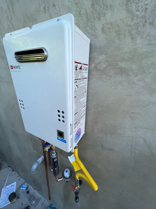 Tankless water heater installation for North Admiral homes